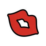 Kiss Mark SVG Icon